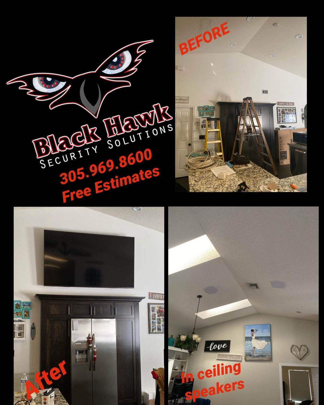 Free estimate 305.969.8600. 
Black Hawk Security Solutions . . 
List of our serv…